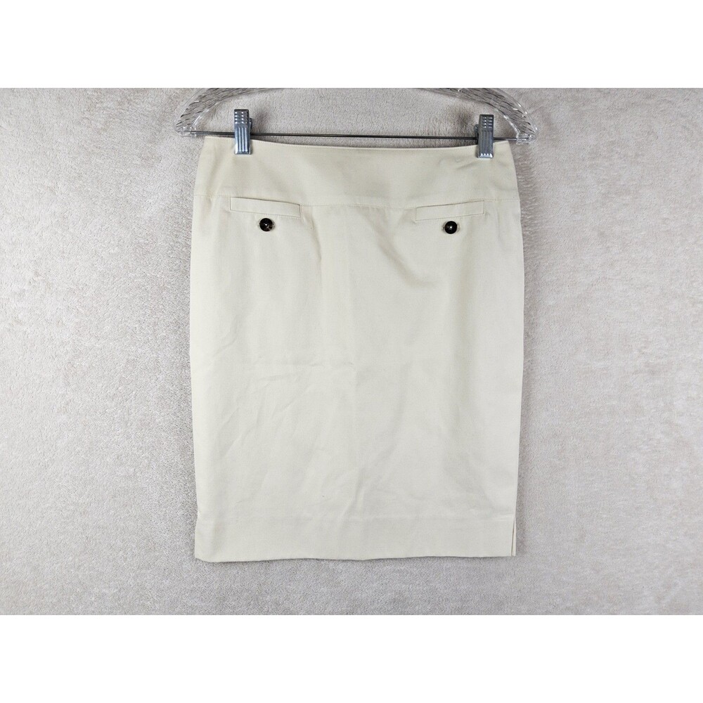 Escada Margaretha Ley Women's Lined Cotton Straight Skirt Size 40